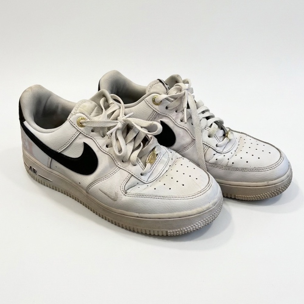 Nike Air Force 1 Low 07 40th Anniversary Sail Black DQ7658-100 Mens 8